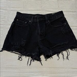 We The Free Black Jean Shorts